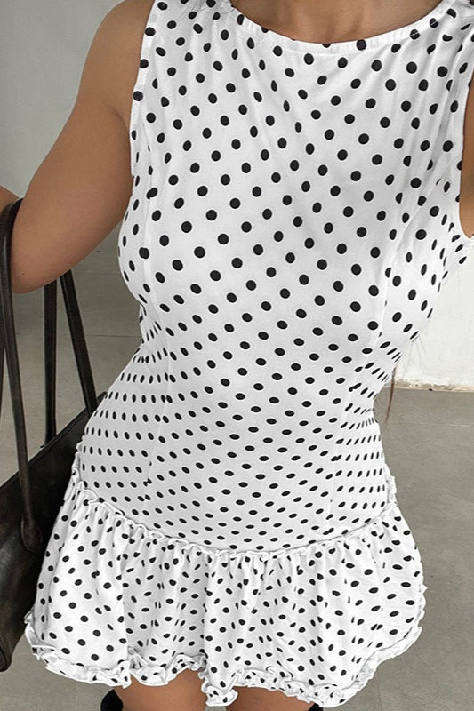 Lace V-Neck Sleeveless Bodycon Mini Dress - View 3
