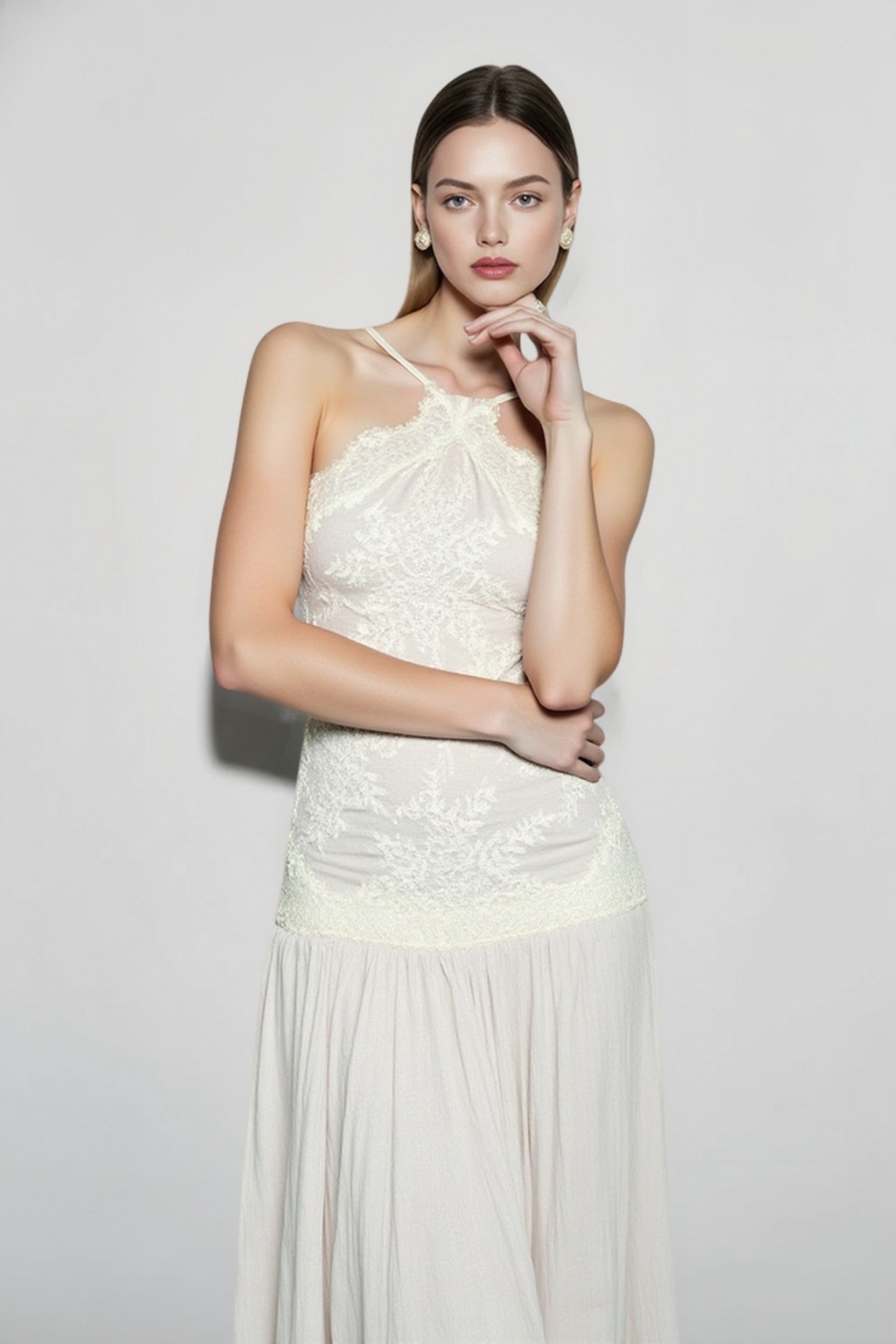 Backless Lace Dress