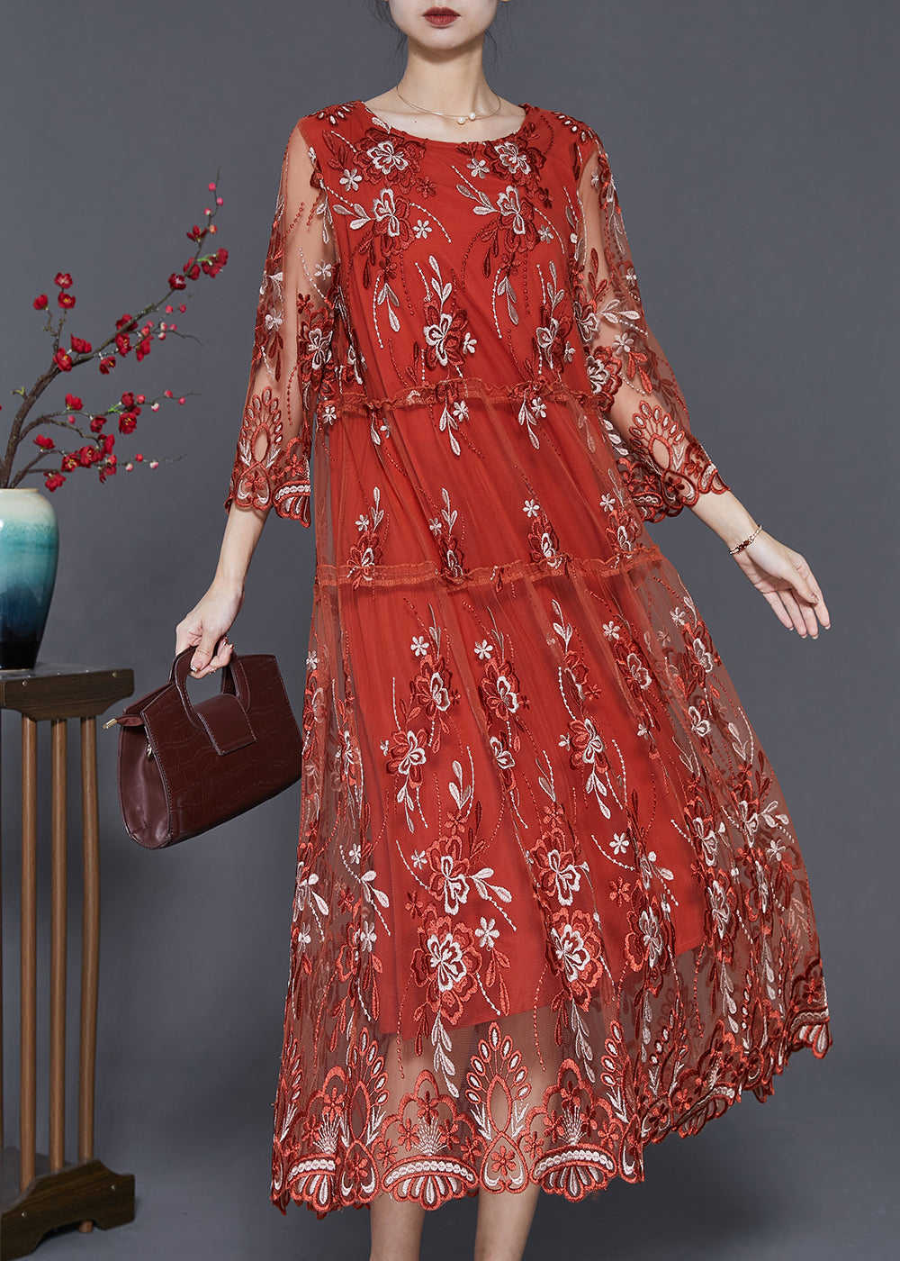 Classic Vintage Dress with a Flattering Fit