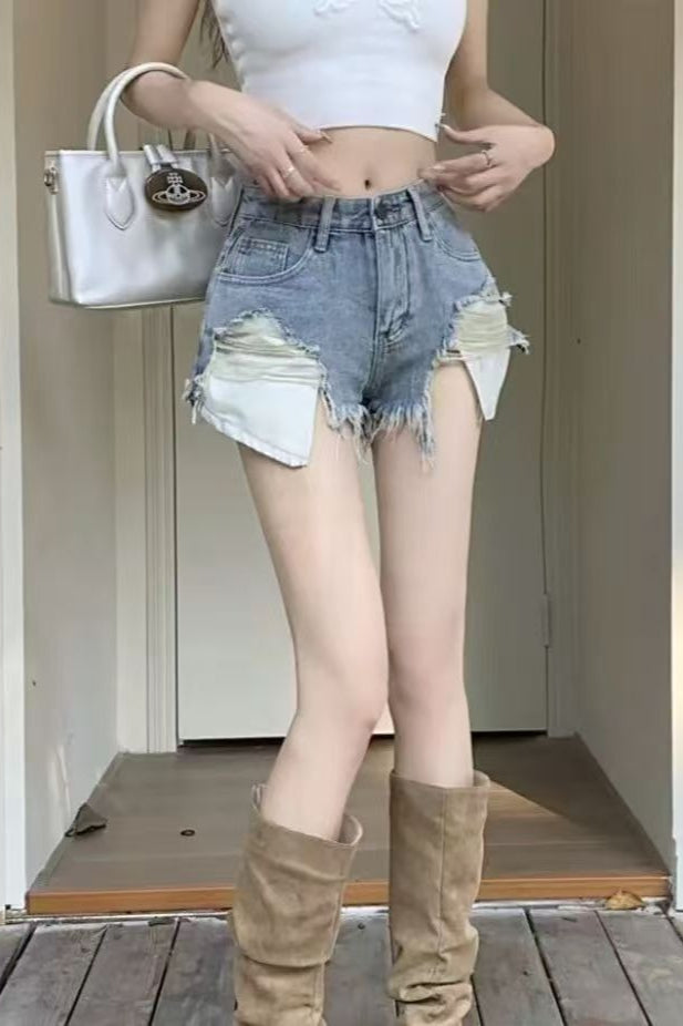Distressed Denim Jeans