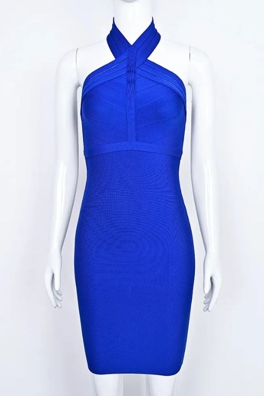 Eden Bandage Dress - Royal Blue