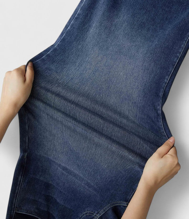 High Waist Wide Leg Washed Jeans