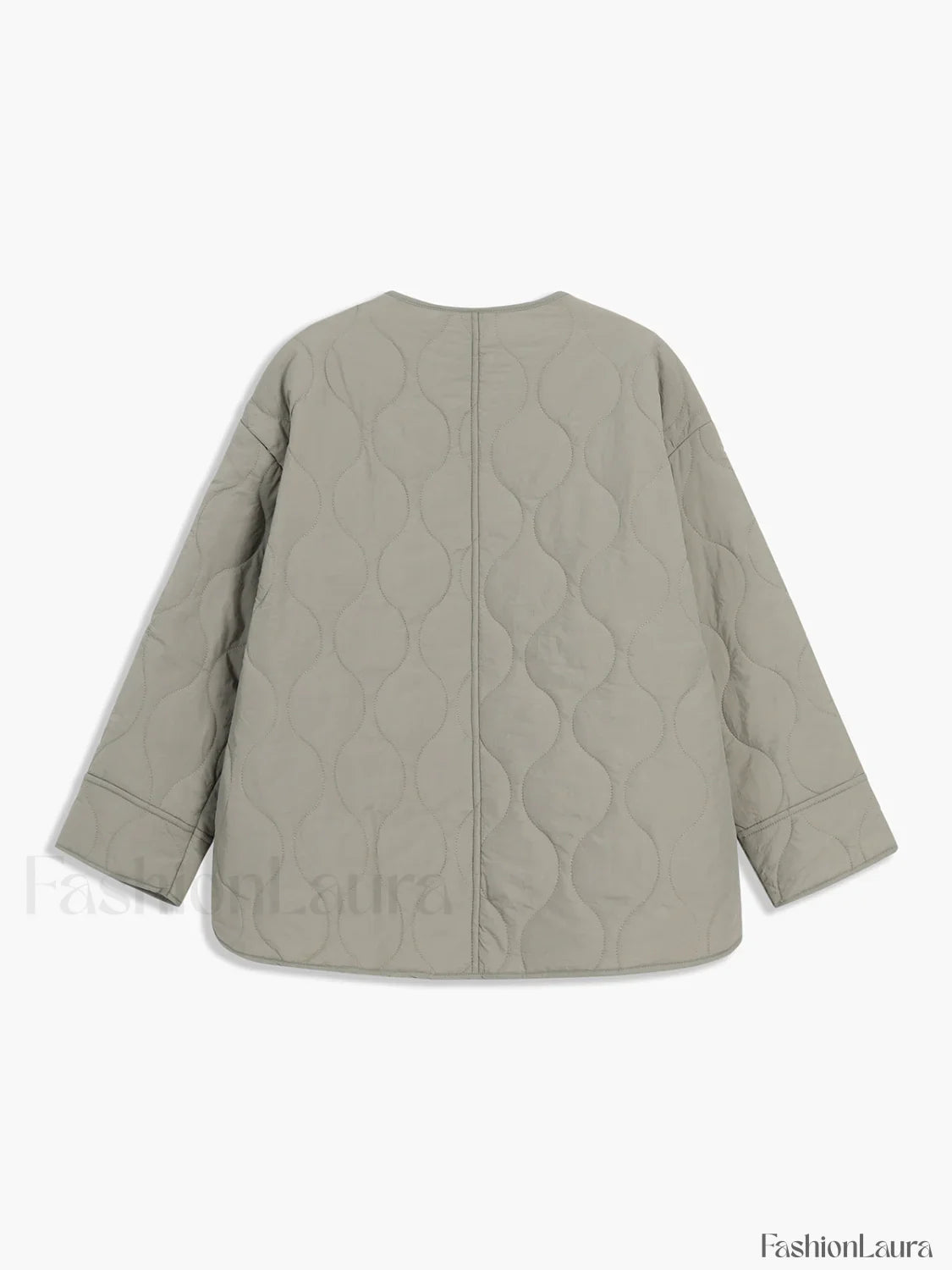 Effortless Quilted Graceful Puffer Coat