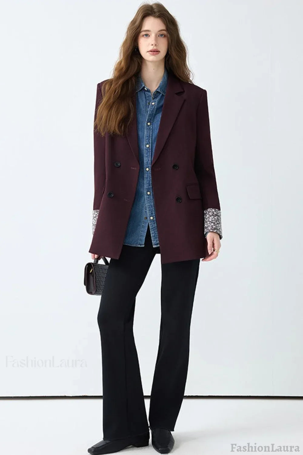 Elegant Mid-Length Office Blazer