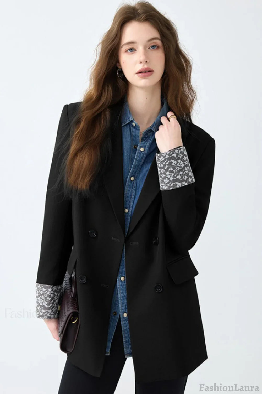 Elegant Mid-Length Office Blazer