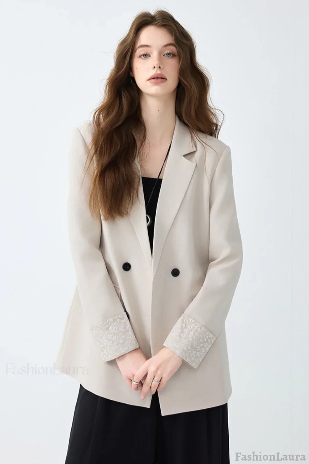 Elegant Mid-Length Office Blazer