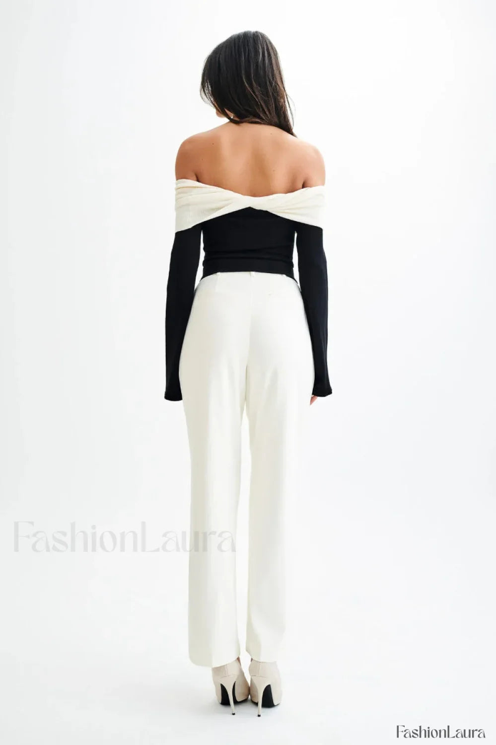 Elegant Off Shoulder Knit Sweater