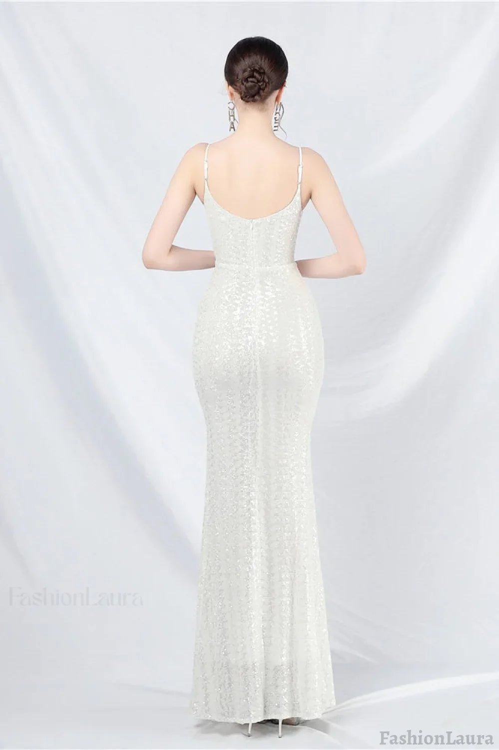 Elegant Sequin Cami Maxi Dress