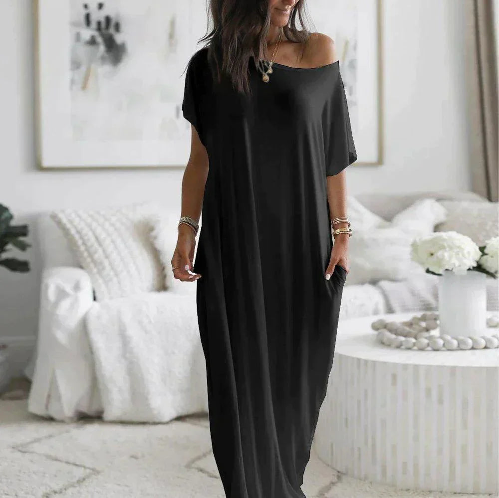 Maribel Timeless Maxi Shirt Dress Boutique Collection