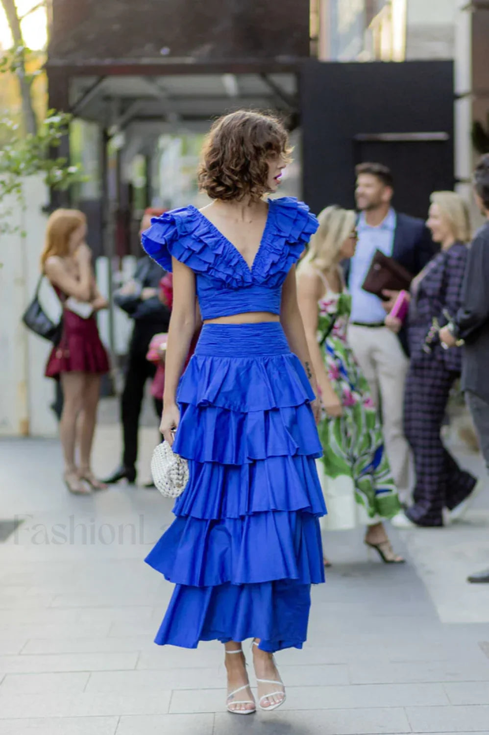 Eleni Tiered Stylish Maxi Skirt Set