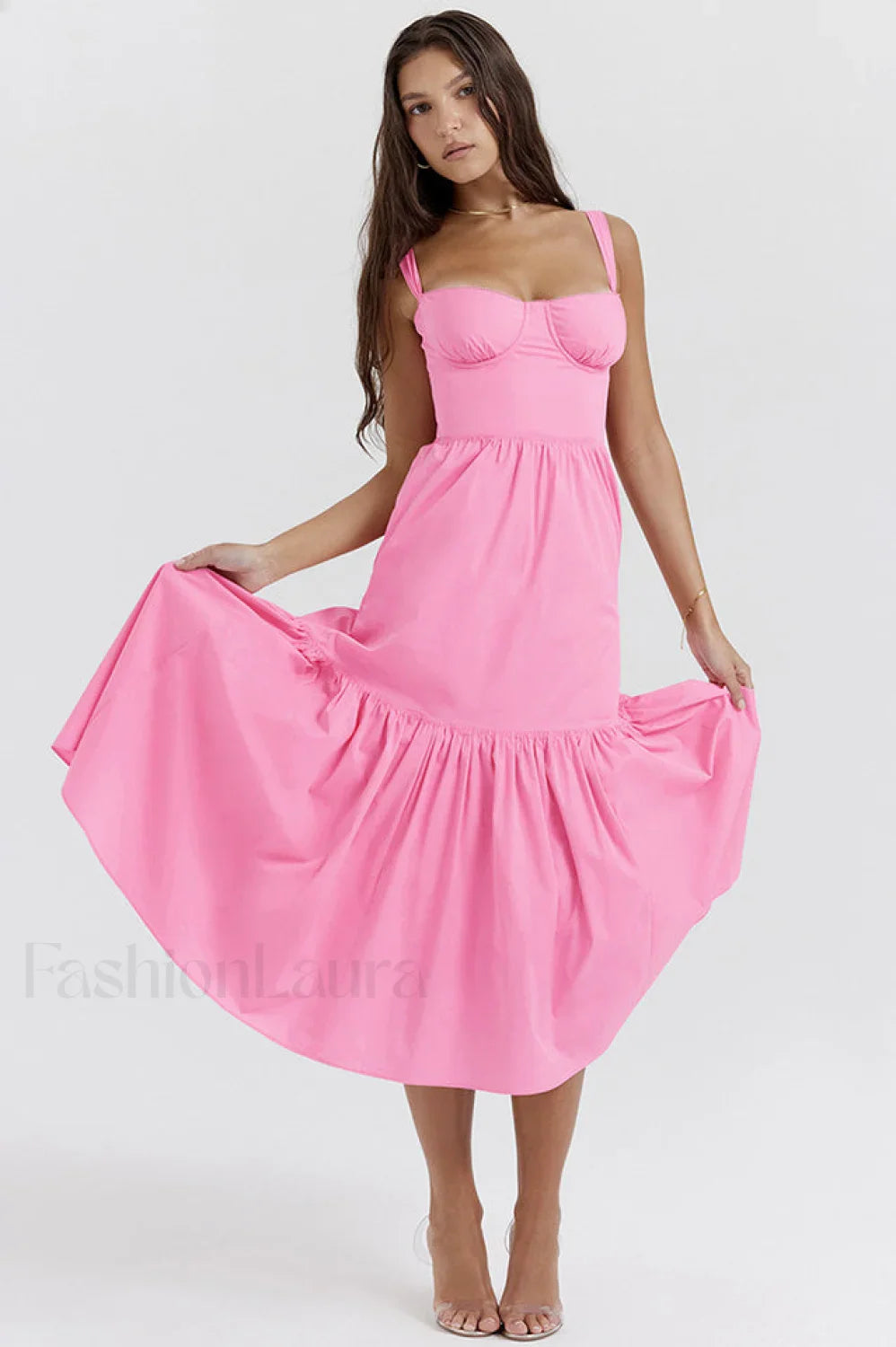 Elia Floral Stylish Midi Sundress