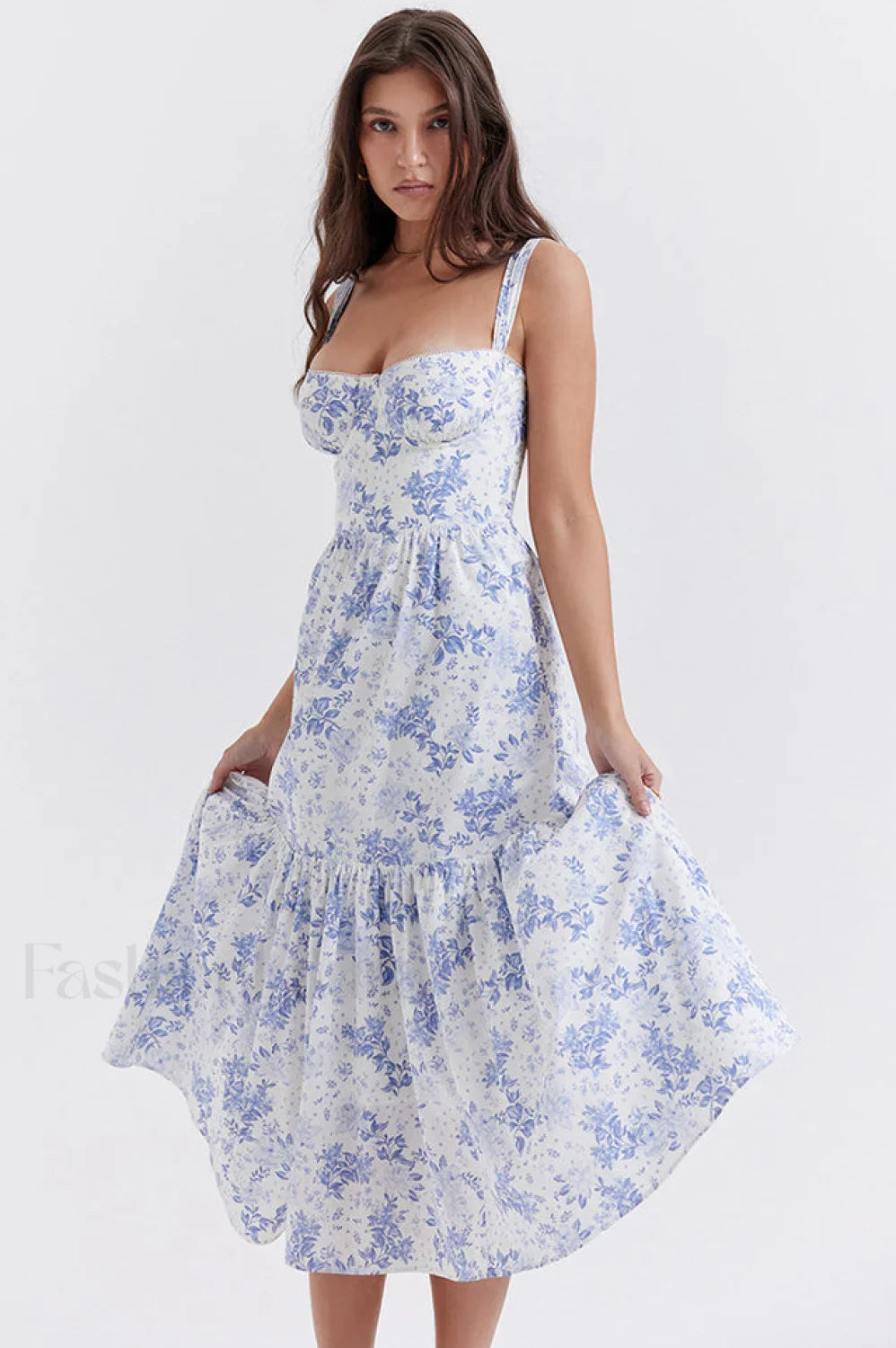 Elia Floral Stylish Midi Sundress