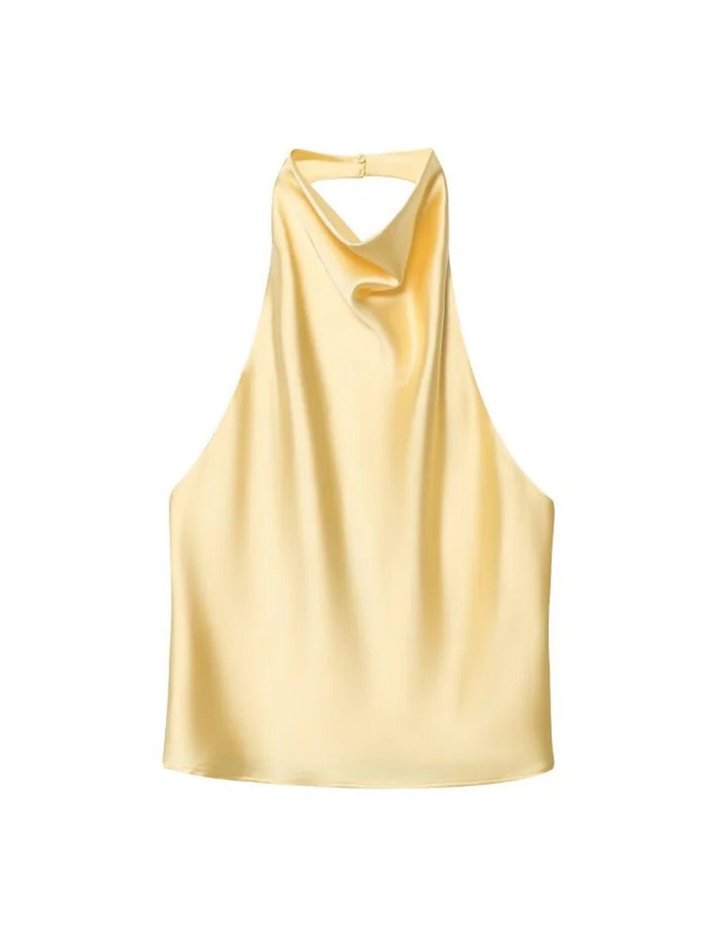 Elise Satin Halter Camisole