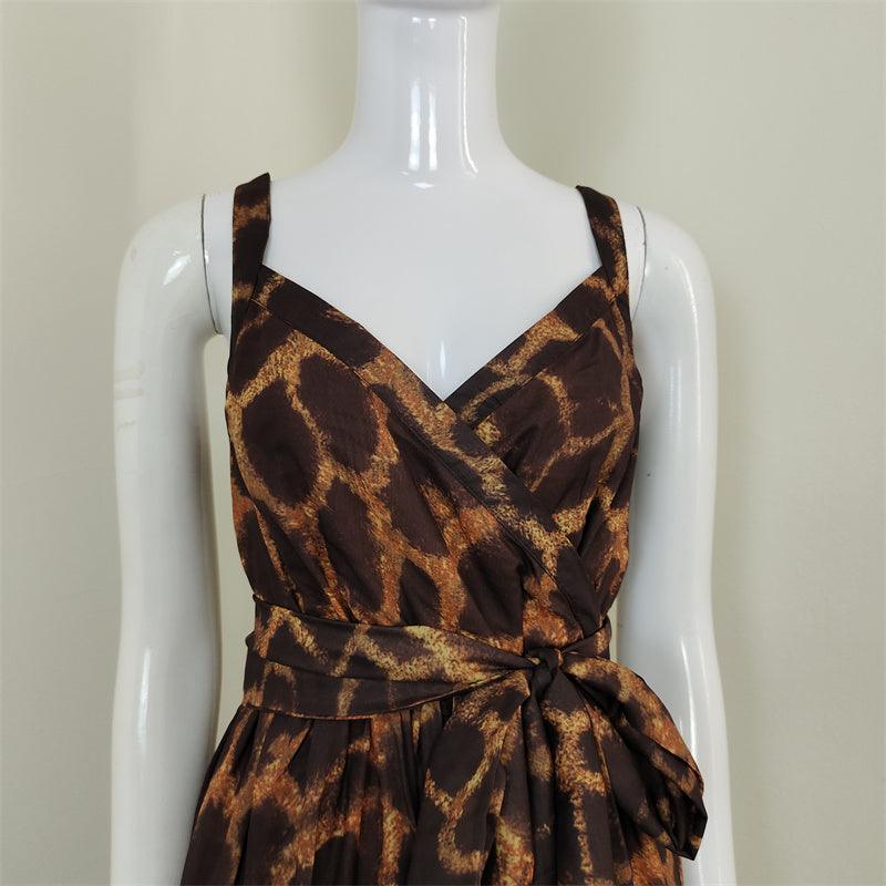 Ella Allover Print Sleeveless Maxi Dress