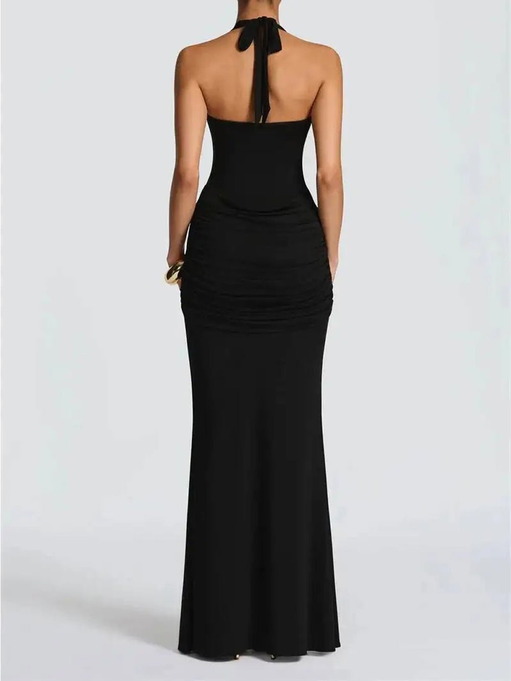 Elodie Halter Cutout Maxi Dress