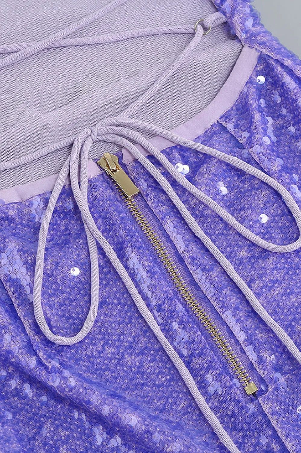 Emilina Sequin Stylish Backless Maxi Dress