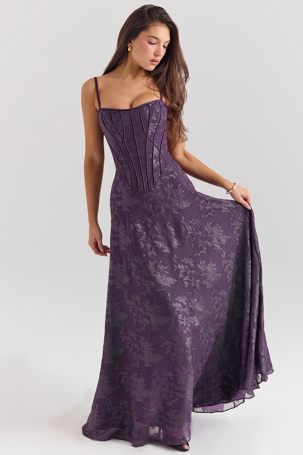 CESSA ELEGANT CORSET MAXI DRESS