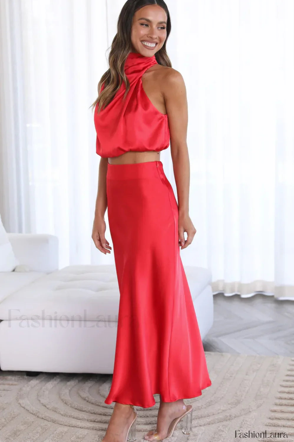Esther Top + Charming Maxi Skirt Set