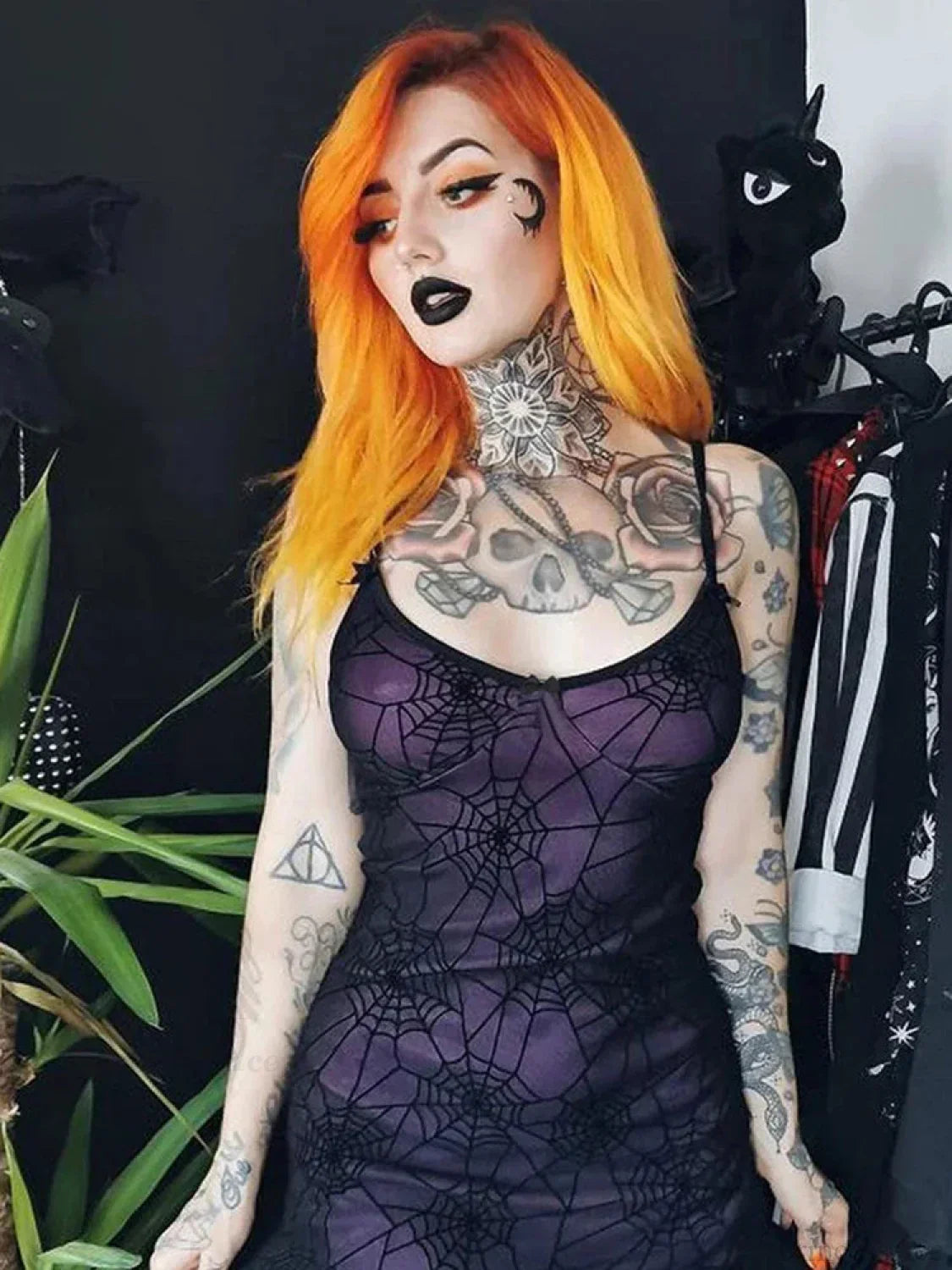 Evil Halter Lace Small Dress - View 2