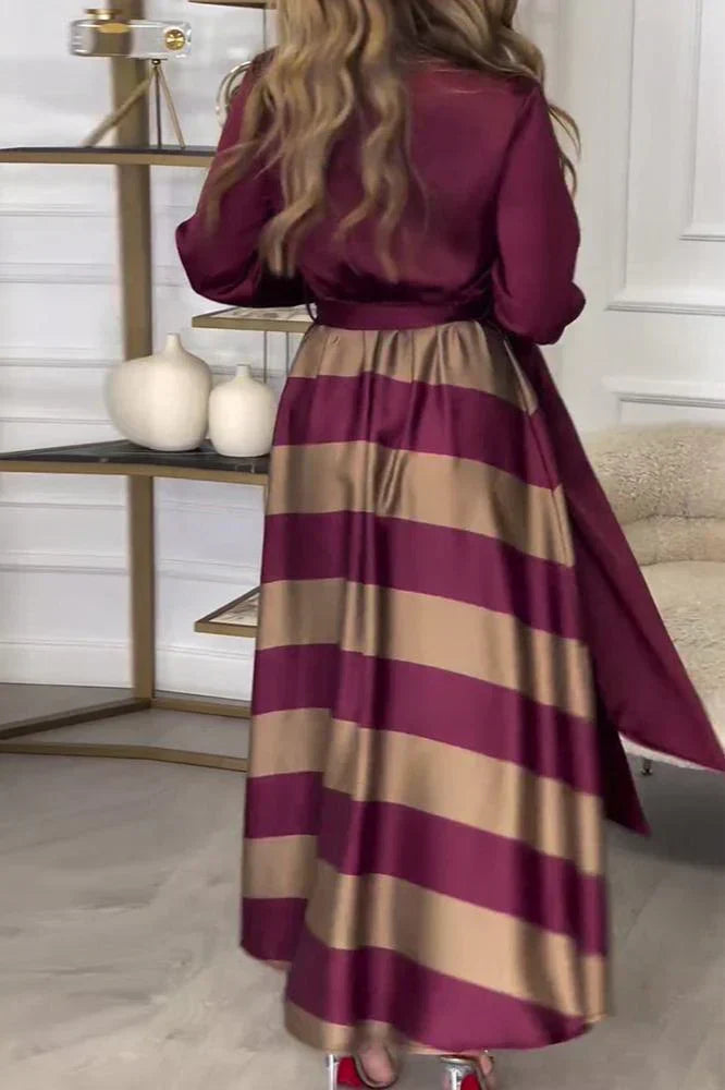 Lace Off Shoulder Backless Long Sleeve Maxi Dress