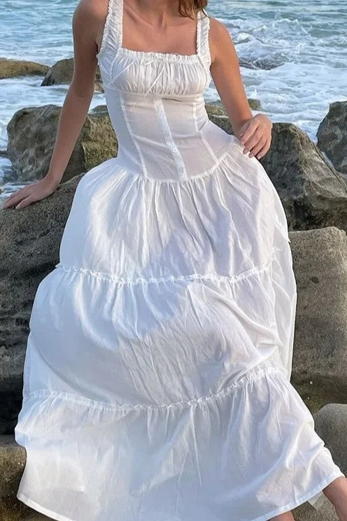 Beach Edition Cotton Tank Maxi Dress