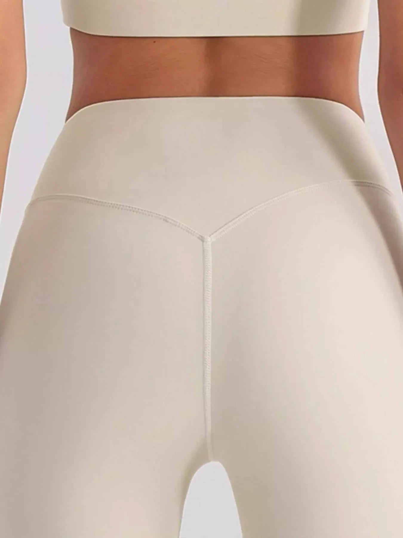 Seamless Criss-Cross V-Neck Tank and Leggings Active Set