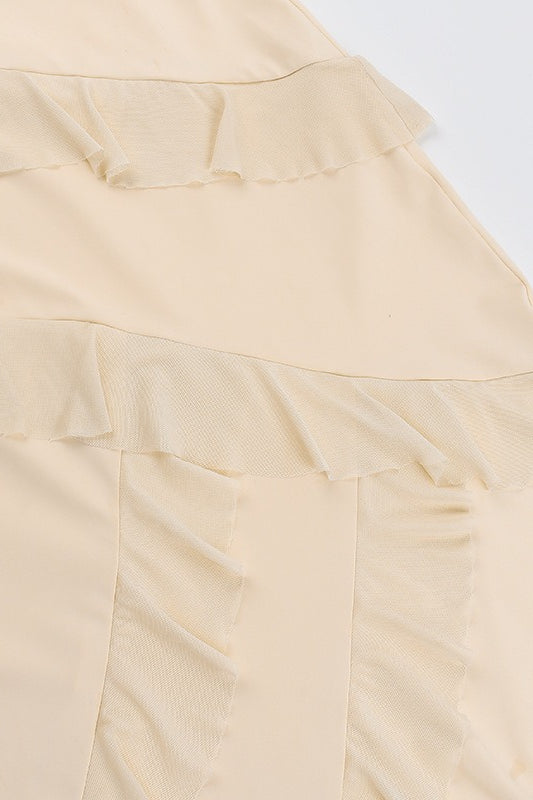 Resort Ruffle Slip Dress