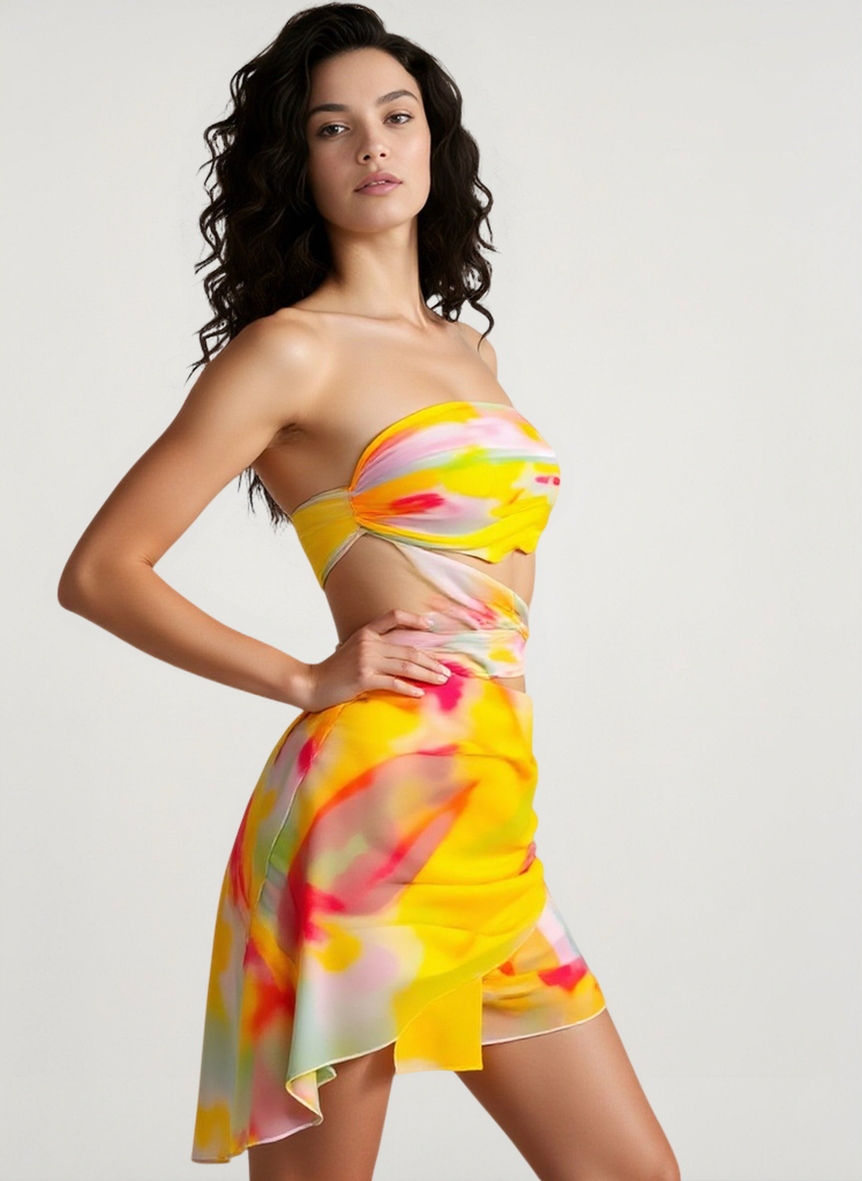 Off-the-Shoulder Floral Dress
