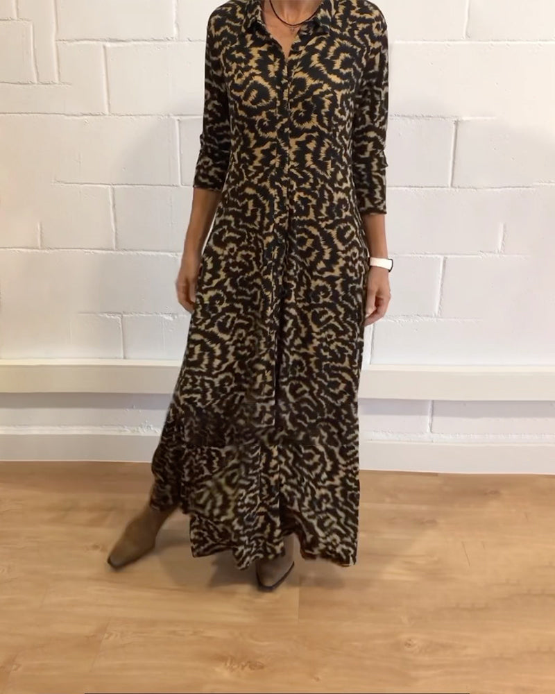 Claudia Graceful Maxi Dress Vintage Inspired Dress for Everyday Wear