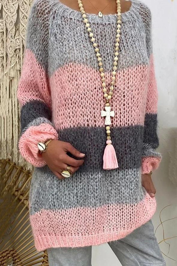 Just The Way You Are Colorblock Sweater