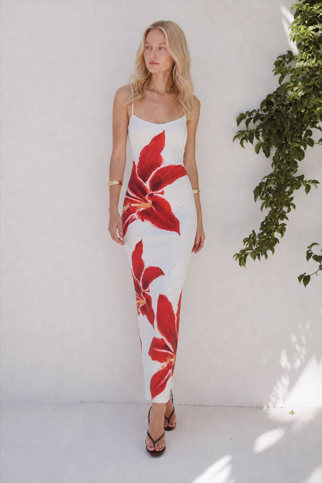 Bodycon Floral Dress