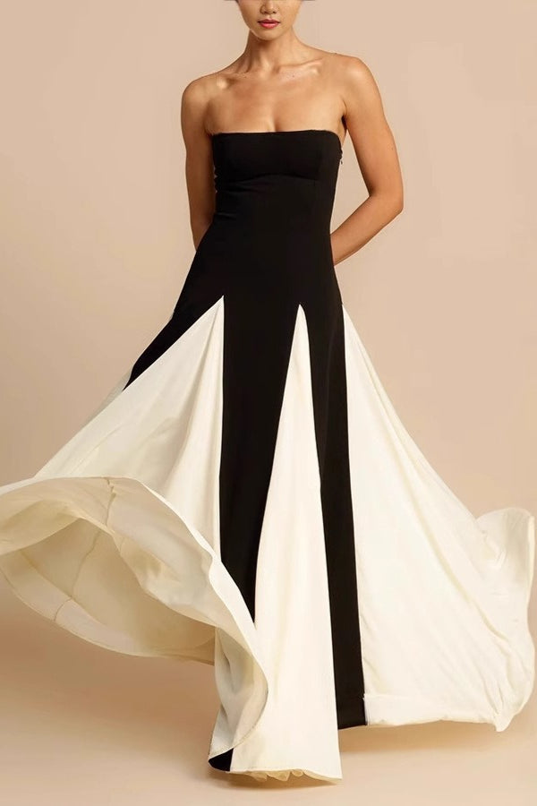 Mesh Patchwork Bandage Party Dress