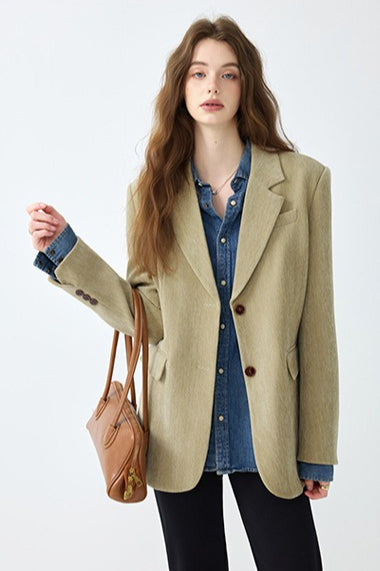 Oversized Retro Tailored Blazer