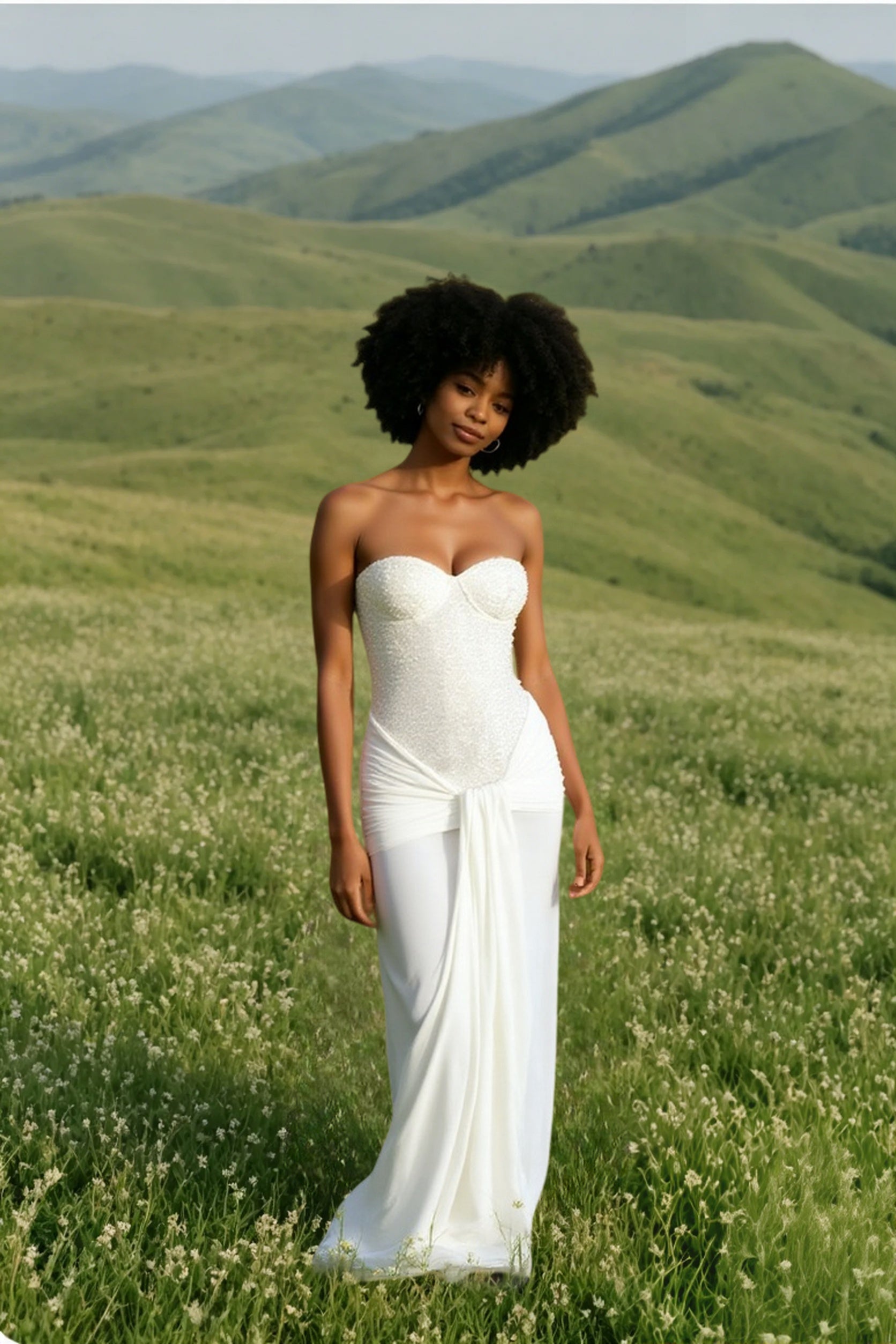 High-Waist Bodycon Dress