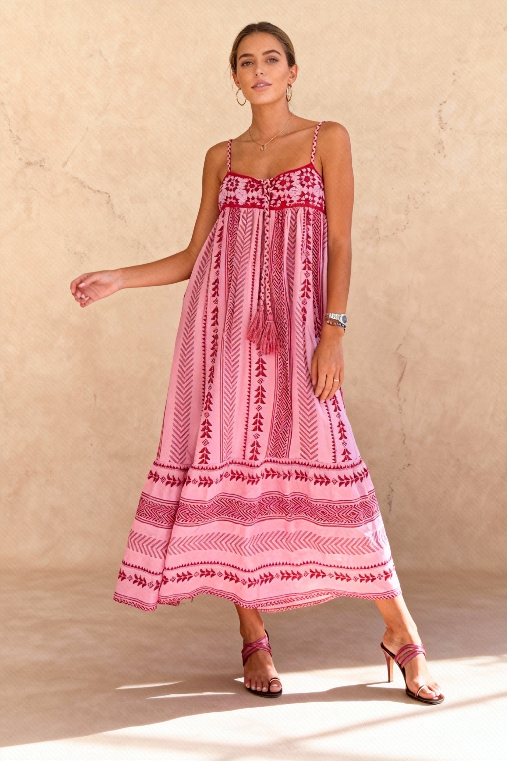 Patchwork Maxi Dress