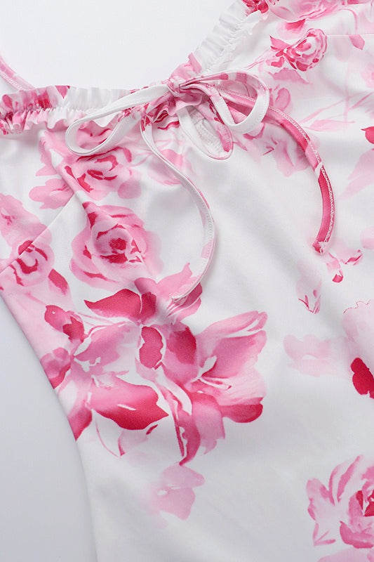 Bodycon Floral Dress