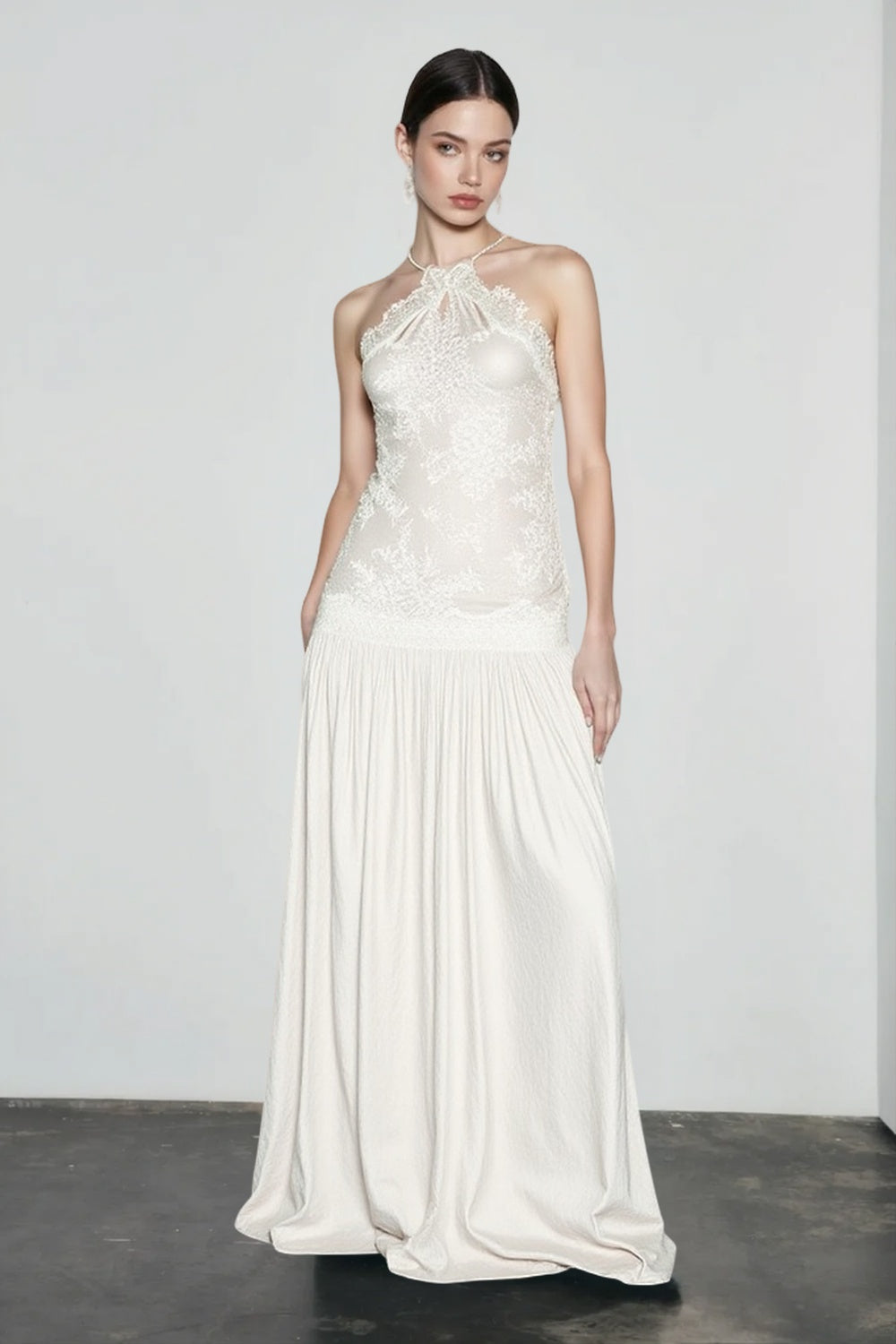 Backless Lace Dress