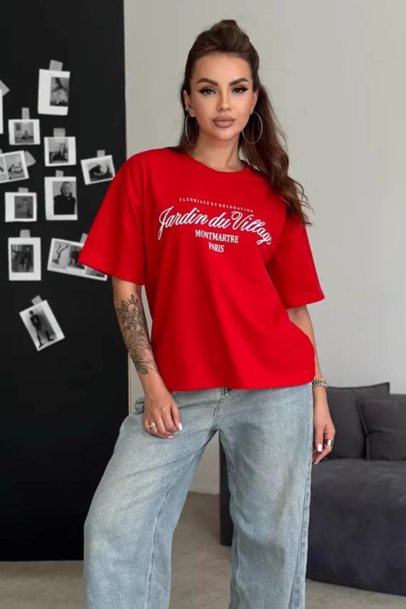 Heavyweight Streetwear Graphic T-Shirt