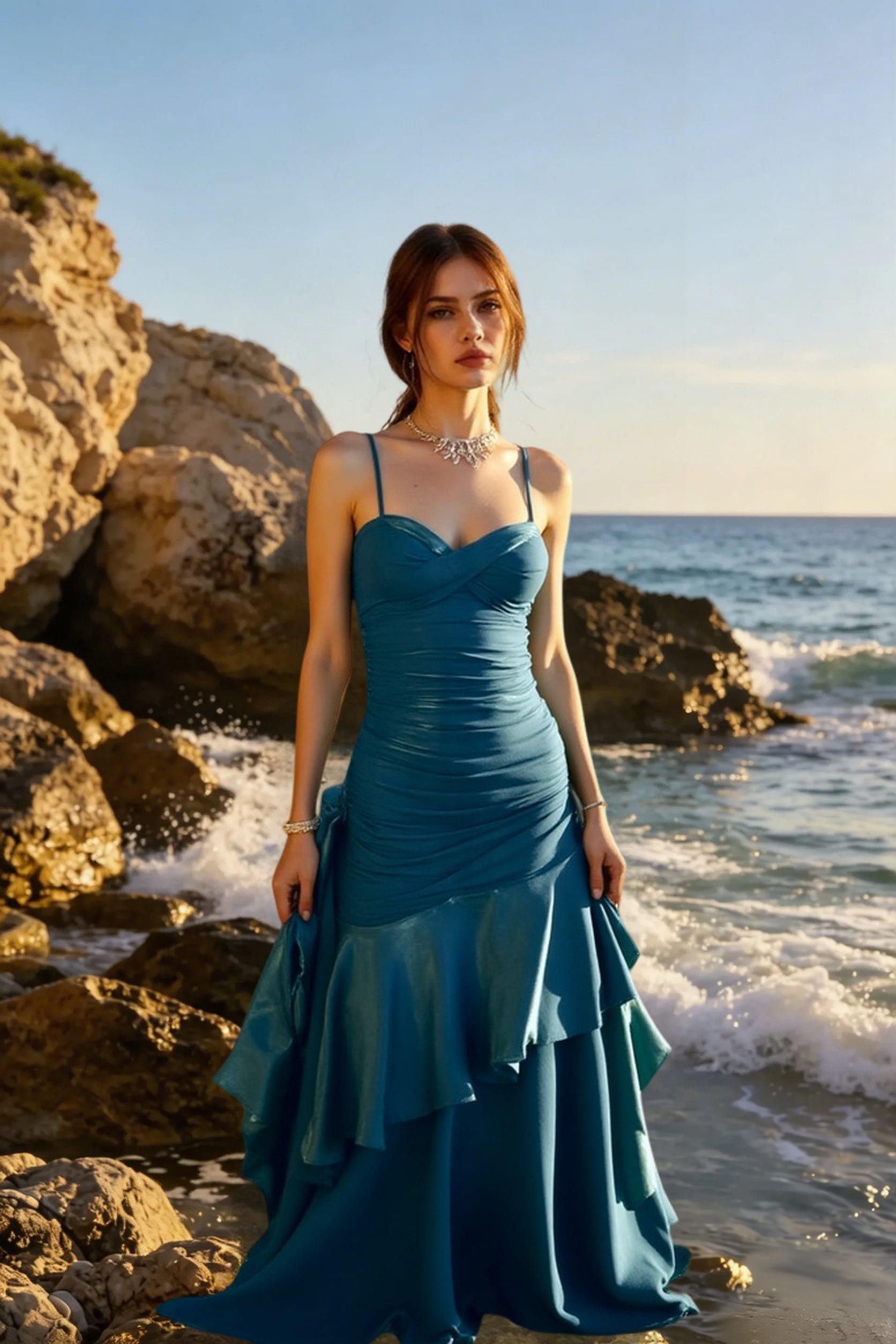 Longline Elegant Slip Dress