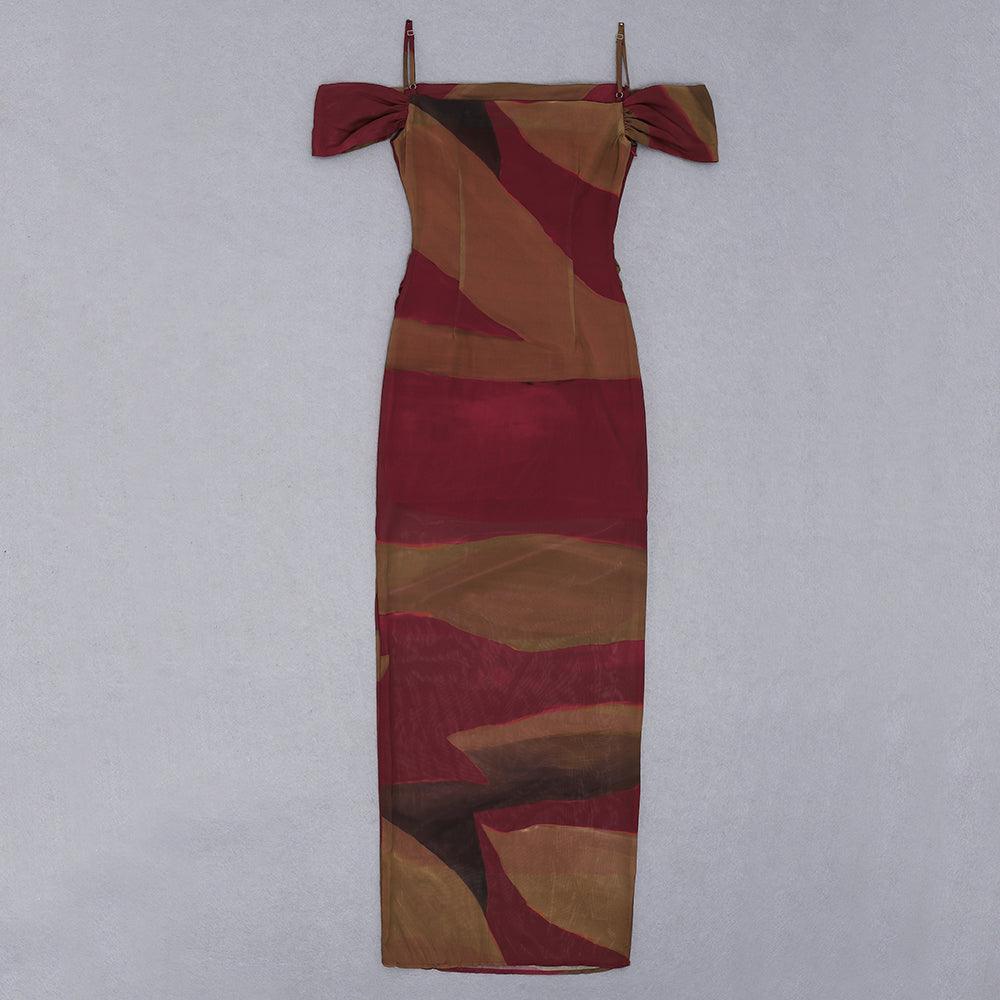 Farrah Cold Shoulder Maxi Dress