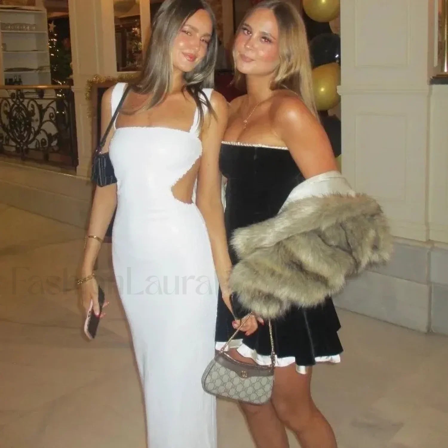 Fashion Sexy Sling Backless Silvery Women High Waist Bodycon Sleeveless Evening Party Maxi Dress