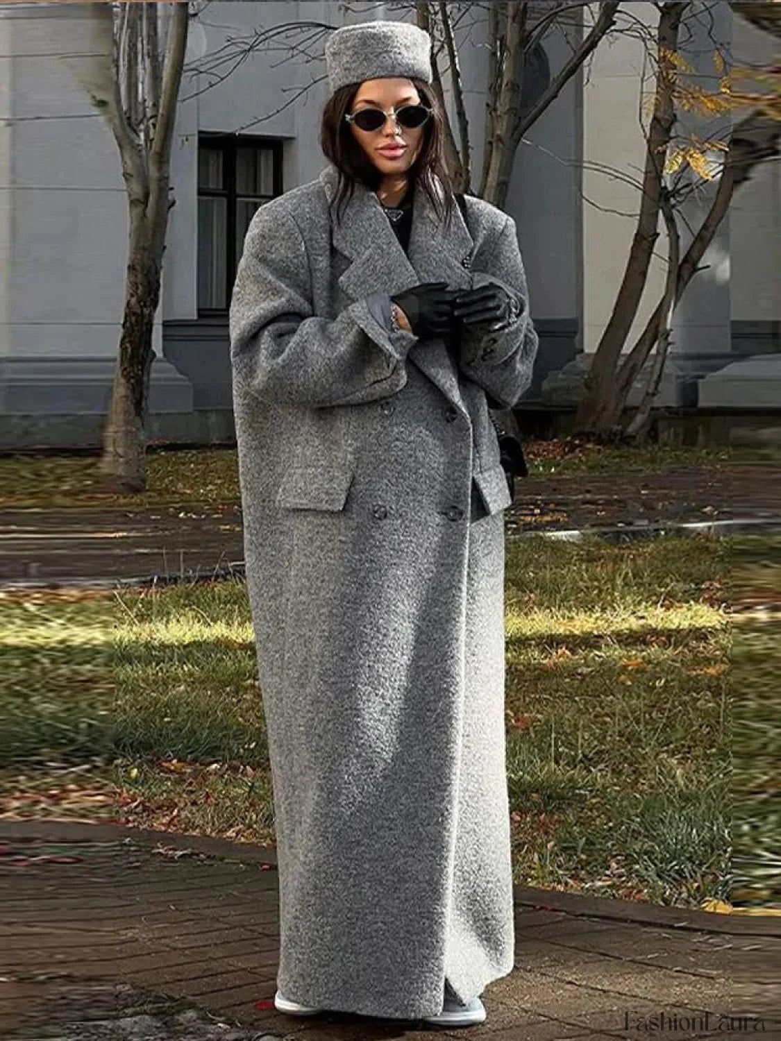 Fashion Turn Down Collar Overcoats