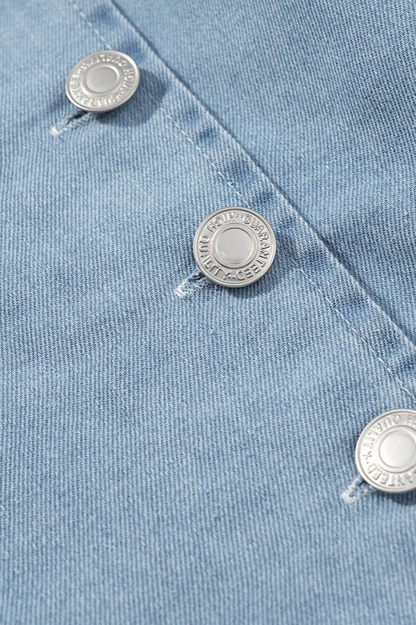 Slim Fit ButtonUp Denim Dress
