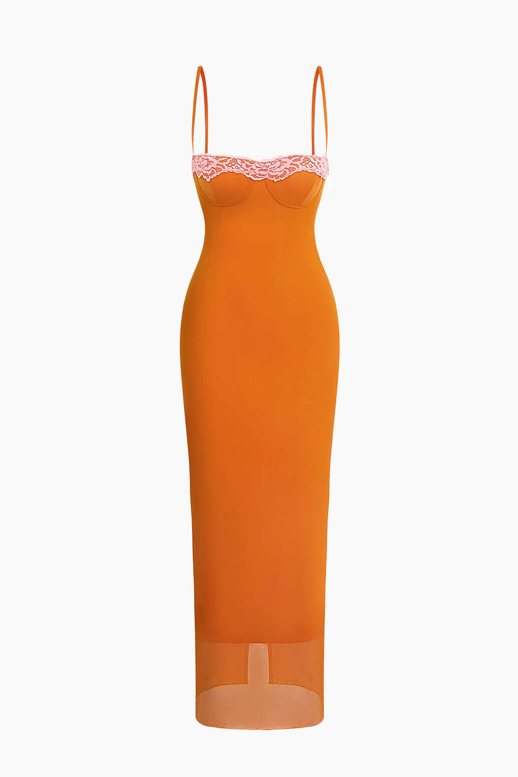 Thalassa Lace Trim Cami Midi Dress - View 5