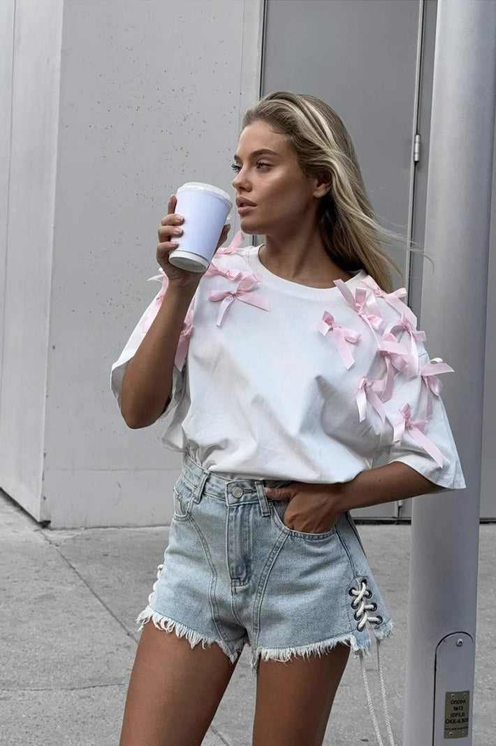 Edgy Layered Slouchy Tee T-Shirt