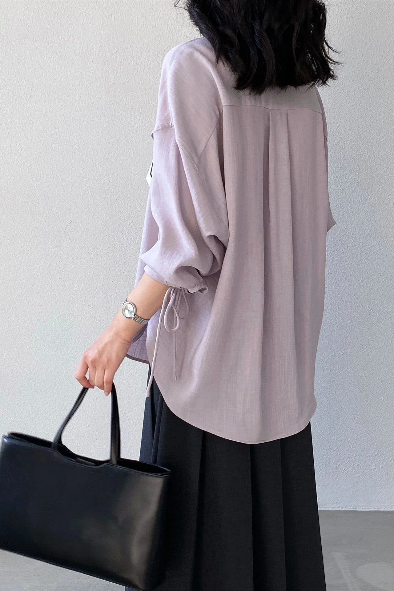 Elegant Romantic Retro Relaxed Long Sleeve Top