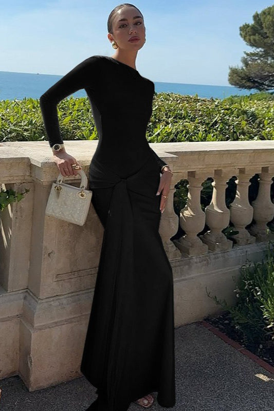 TieWaist Edition Bodycon Maxi Work Dress
