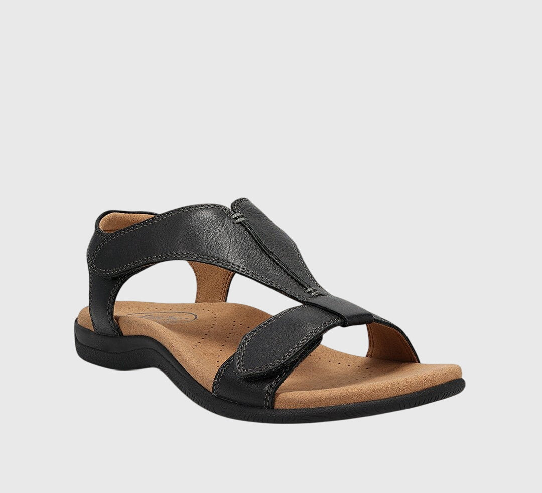 T-Strap Open Toe Flat Sandals