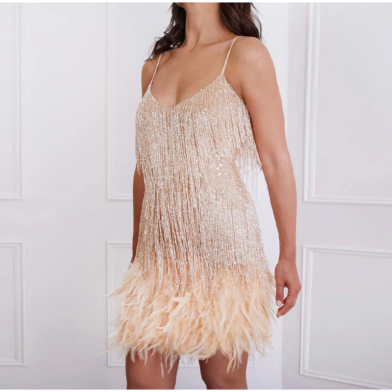 Josefina Chic Festive Party Dress Mini Elevated Occasion Wear