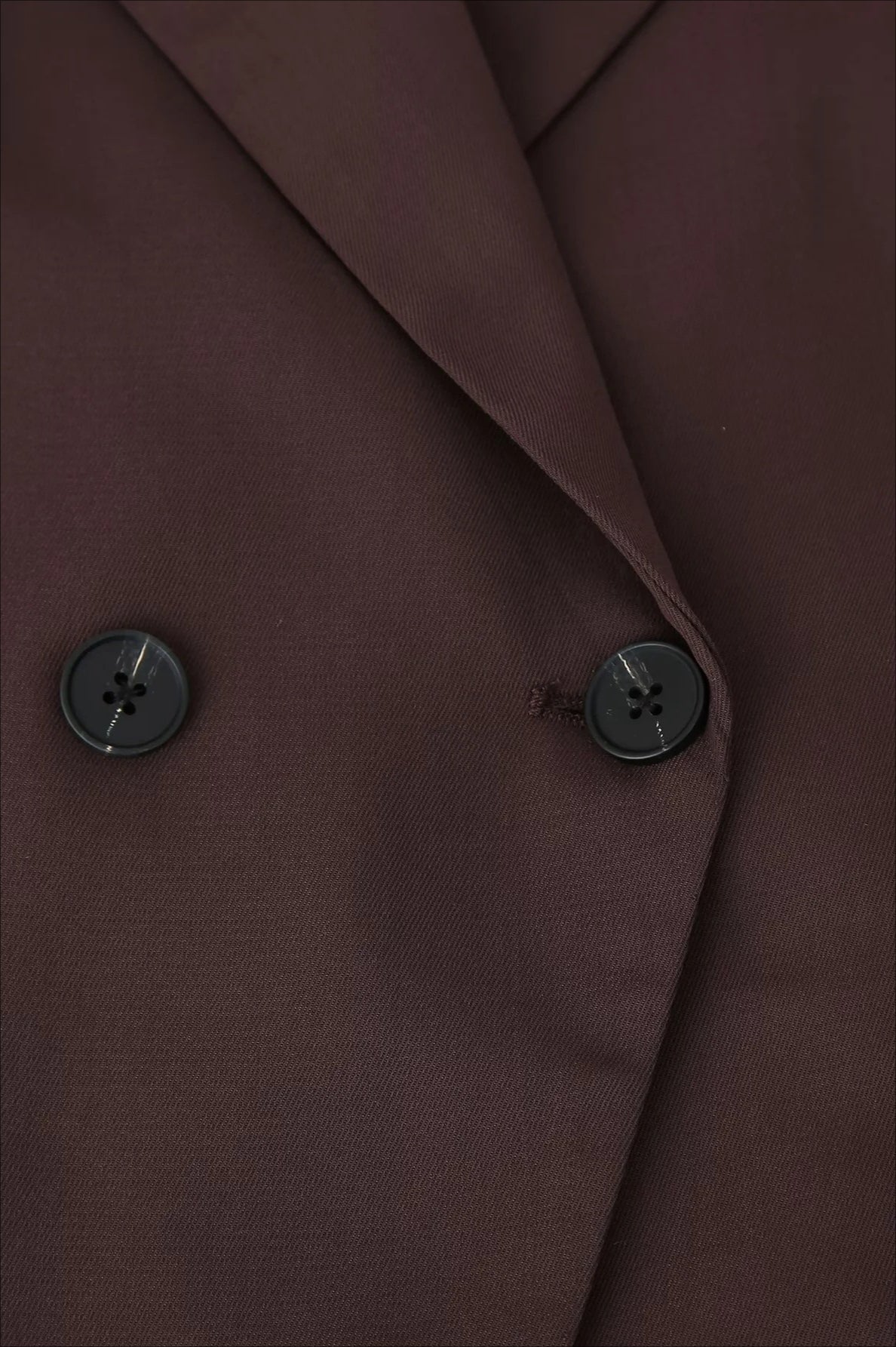 High-Waisted Button Blazer